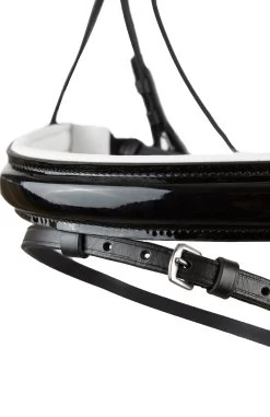 Horze Grayson Anatomic Snaffle Bridle -Sports - Horse Equipment Shop 10084 BL WH 3