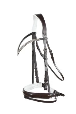 Horze Grayson Anatomic Snaffle Bridle -Sports - Horse Equipment Shop 10084 DBR 2