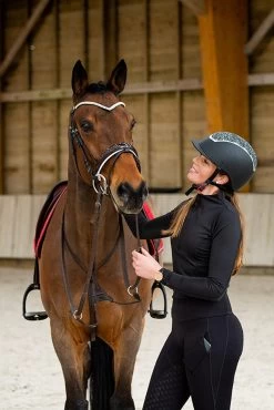 Horze Grayson Anatomic Snaffle Bridle -Sports - Horse Equipment Shop 10084 DBR 3