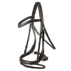 Horze Rome Anatomic Snaffle Bridle -Sports - Horse Equipment Shop 10118 DBR 2