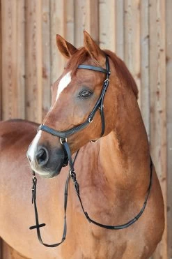 Horze Orlando Combined Bitless Bridle -Sports - Horse Equipment Shop 10125 BL 5