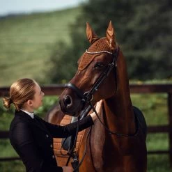 Horze Positano Anatomic Hannover Bridle -Sports - Horse Equipment Shop 10126 BL 3