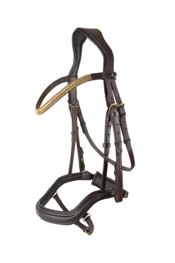 Horze Highbury Anatomic Bridle With Crystal Brow Band -Sports - Horse Equipment Shop 10154 DBR 1