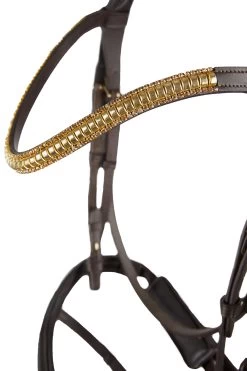 Horze Highbury Anatomic Bridle With Crystal Brow Band -Sports - Horse Equipment Shop 10154 DBR 2