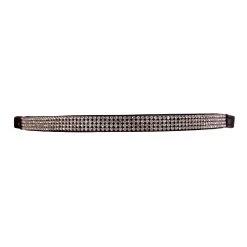 Karlslund Browband 4 Rows Crystals -Sports - Horse Equipment Shop 10206 WH 1