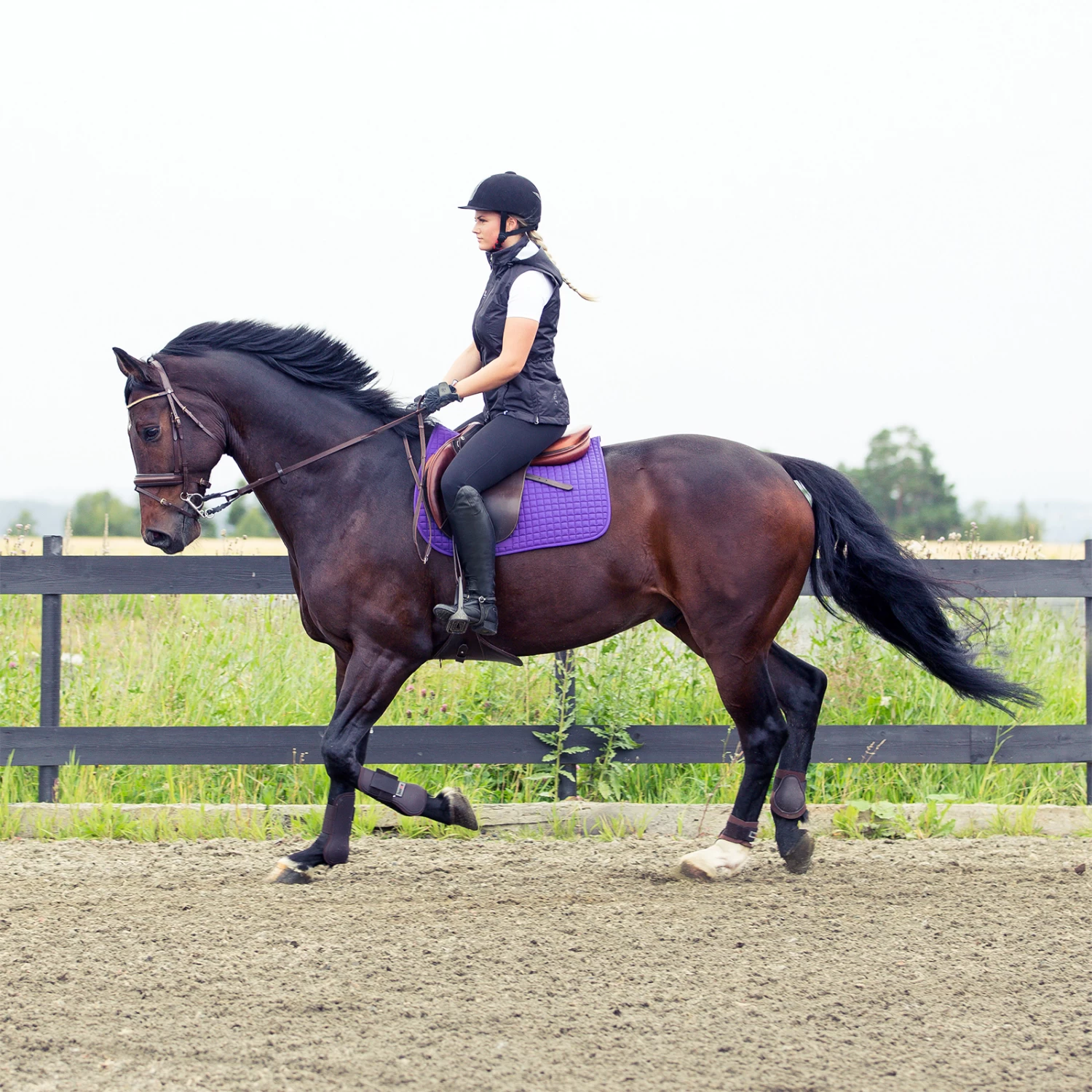 Horze River All Purpose Saddle Pad 9 Horze River All Purpose Saddle Pad - Image 7