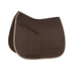 Horze River Dressage Saddle Pad -Sports - Horse Equipment Shop 17024 DBR LBR 1