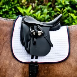Horze River Dressage Saddle Pad -Sports - Horse Equipment Shop 17024 WH EDB 1