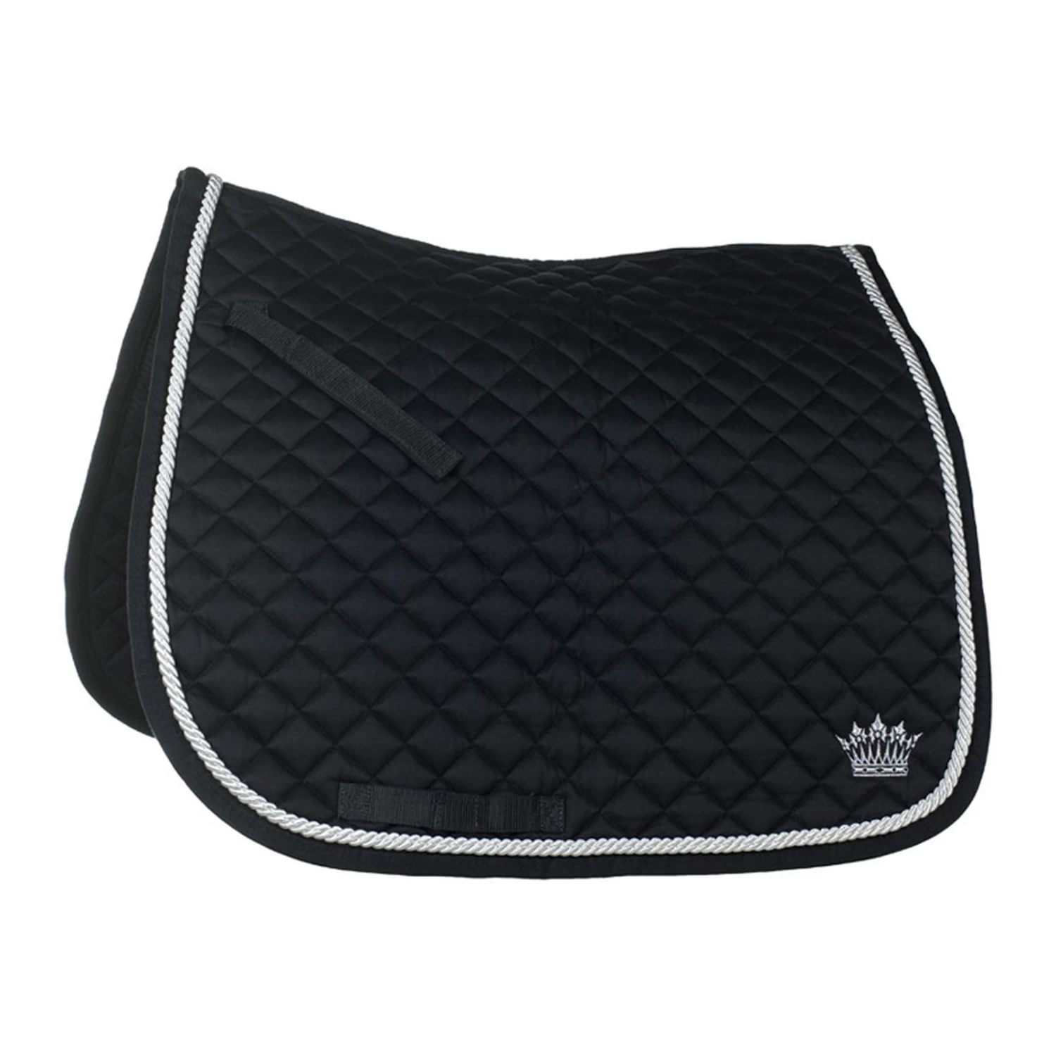 Horze Silver Cord Dressage Saddle Pad 3 Horze Silver Cord Dressage Saddle Pad