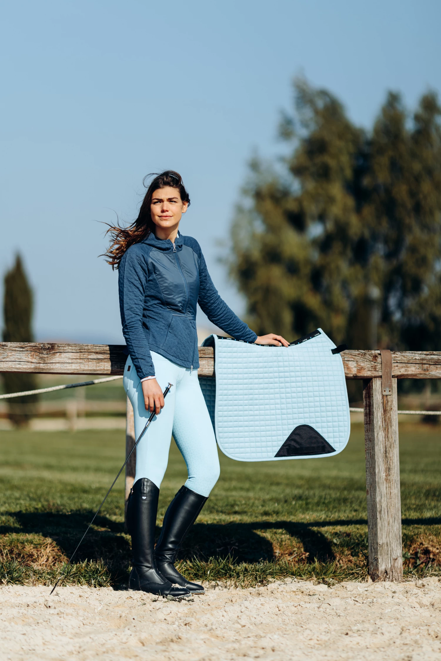 Horze Cooling Dressage Saddle Pad 5 Horze Cooling Dressage Saddle Pad - Image 3