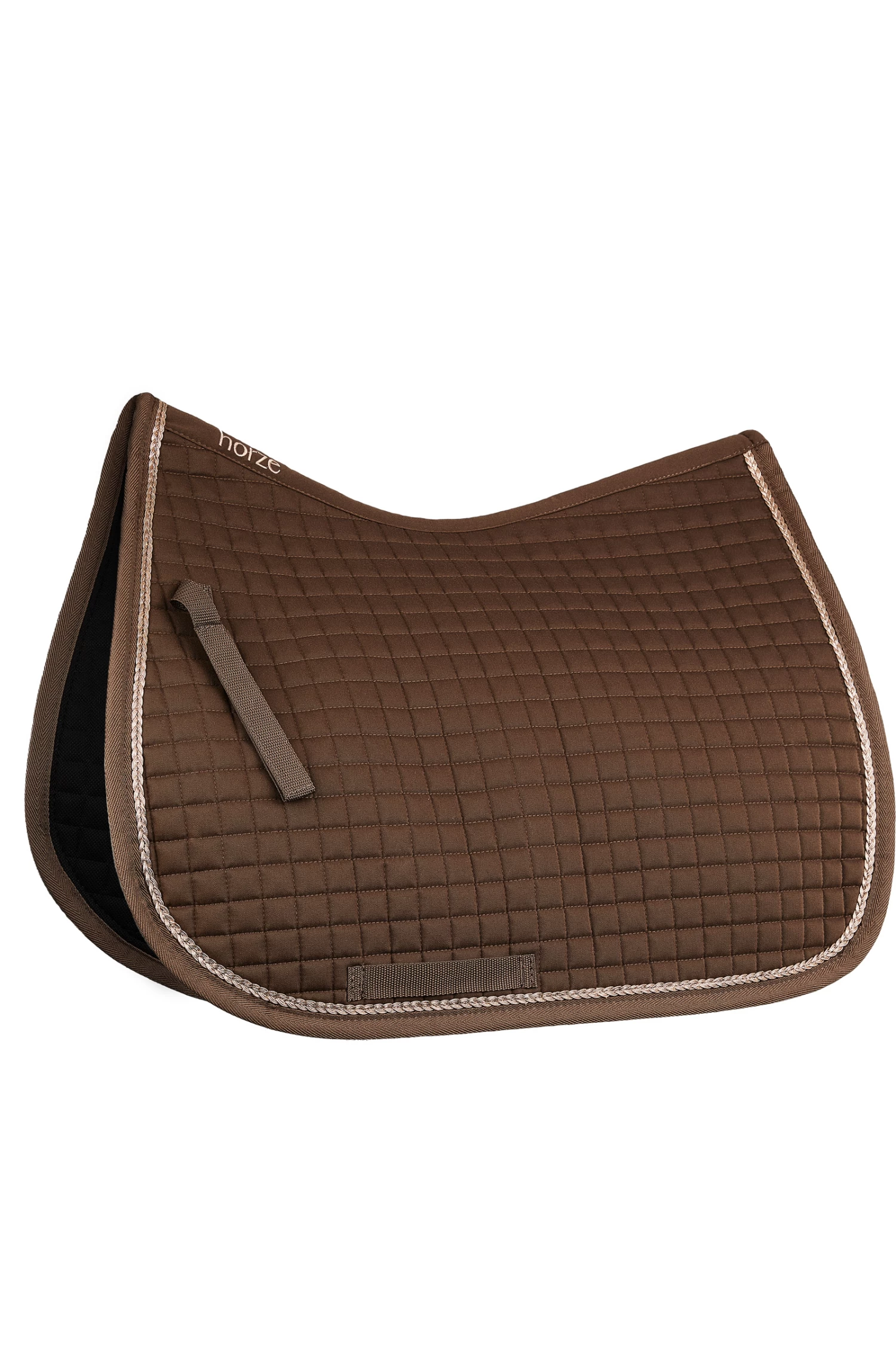 Horze Glarus All Purpose Saddle Pad With Metallic Braiding 3 Horze Glarus All Purpose Saddle Pad With Metallic Braiding