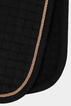 Horze Glarus All Purpose Saddle Pad With Metallic Braiding 21 Horze Glarus All Purpose Saddle Pad With Metallic Braiding -Sports - Horse Equipment Shop 17347 BL 3