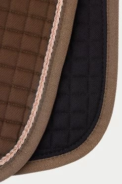 Horze Glarus Dressage Saddle Pad With Metallic Braiding -Sports - Horse Equipment Shop 17397 BDBR 3