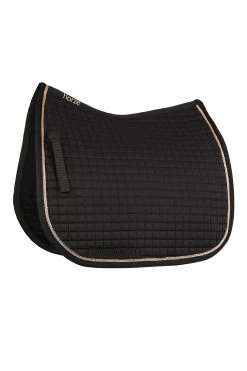Horze Glarus Dressage Saddle Pad With Metallic Braiding -Sports - Horse Equipment Shop 17397 BL 1
