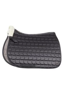 Horze Houston All Purpose Saddle Pad With Faux Fur -Sports - Horse Equipment Shop 17400 CG 1