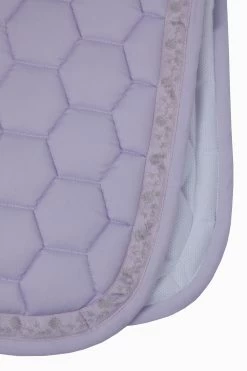 Horze Kaitlin All Purpose Saddle Pad With Flower Piping -Sports - Horse Equipment Shop 17403 OHPU 2