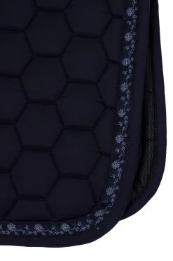 Horze Kaitlin All Purpose Saddle Pad With Flower Piping -Sports - Horse Equipment Shop 17403 PDB 2