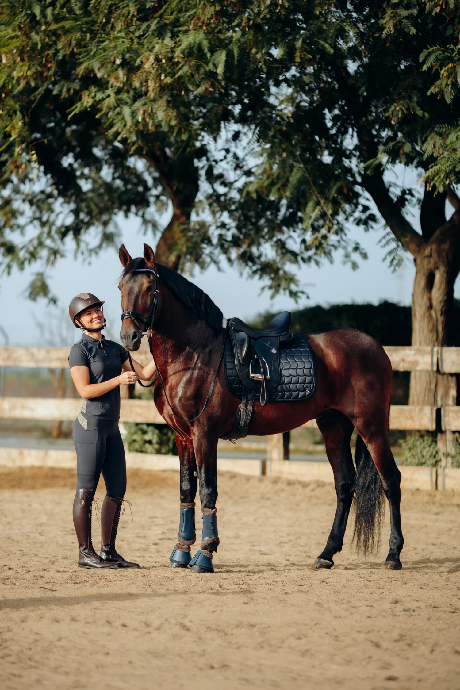 Horze Houston Dressage Saddle Pad 16 Horze Houston Dressage Saddle Pad - Image 14