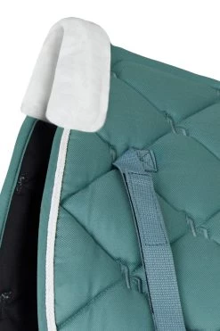 Horze Ghent Dressage Saddle Pad With Faux Fur -Sports - Horse Equipment Shop 17416 ALB 3