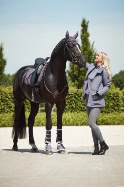 Horze Ghent Dressage Saddle Pad With Faux Fur -Sports - Horse Equipment Shop 17416 RGPU 4