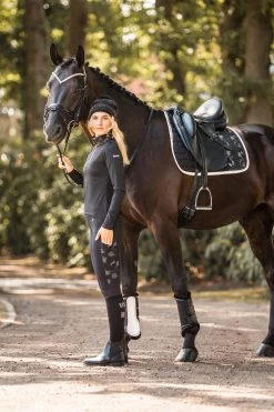 Horze Luminox Reflective Saddle Pad 9 Horze Luminox Reflective Saddle Pad -Sports - Horse Equipment Shop 17431 BL 4