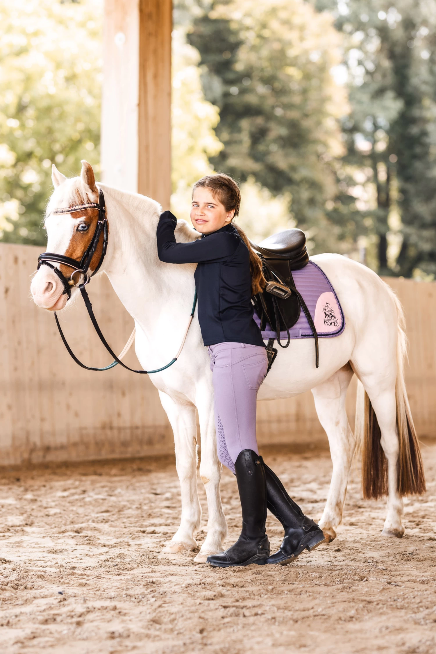 Horze Magic Carousel All Purpose Pony Saddle Pad 7 Horze Magic Carousel All Purpose Pony Saddle Pad - Image 5