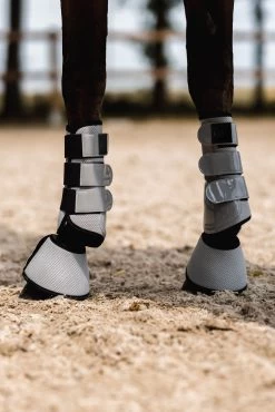 Horze Smoky Twilight Brushing Boots -Sports - Horse Equipment Shop 19276 024 08