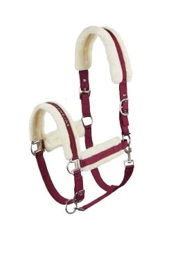 Horze Stanford Halter With Faux Fur Lining