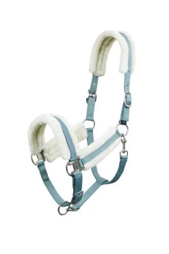 Horze Stanford Halter With Faux Fur Lining -Sports - Horse Equipment Shop 22279 ALB 1