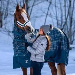 Horze Stanford Halter With Faux Fur Lining -Sports - Horse Equipment Shop 22279 LGNB 3