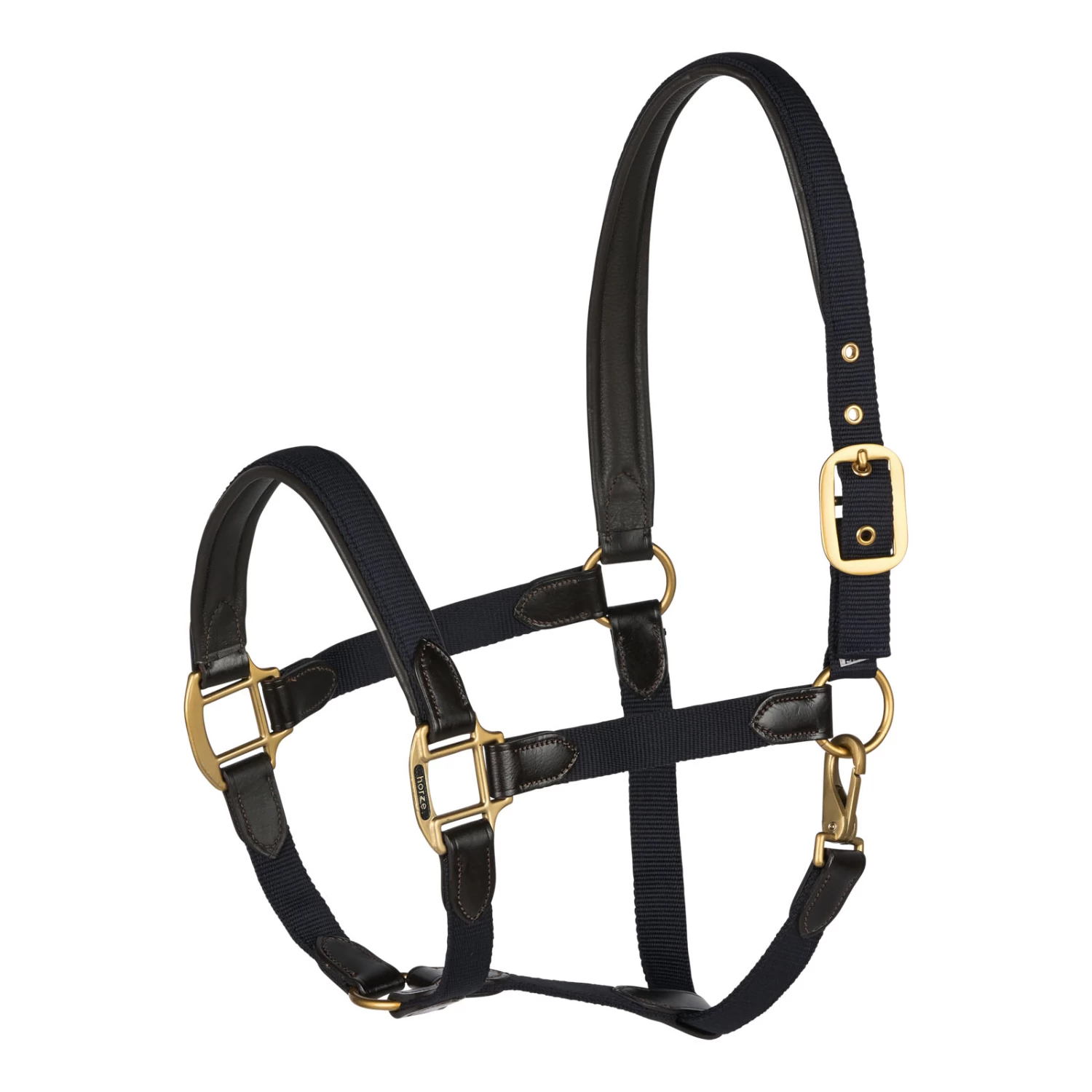 Horze Halter With Leather Details 3 Horze Halter With Leather Details
