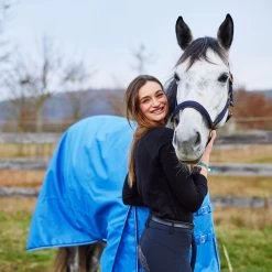 Horze Halter With Leather Details 20 Horze Halter With Leather Details -Sports - Horse Equipment Shop 22312 DB 3