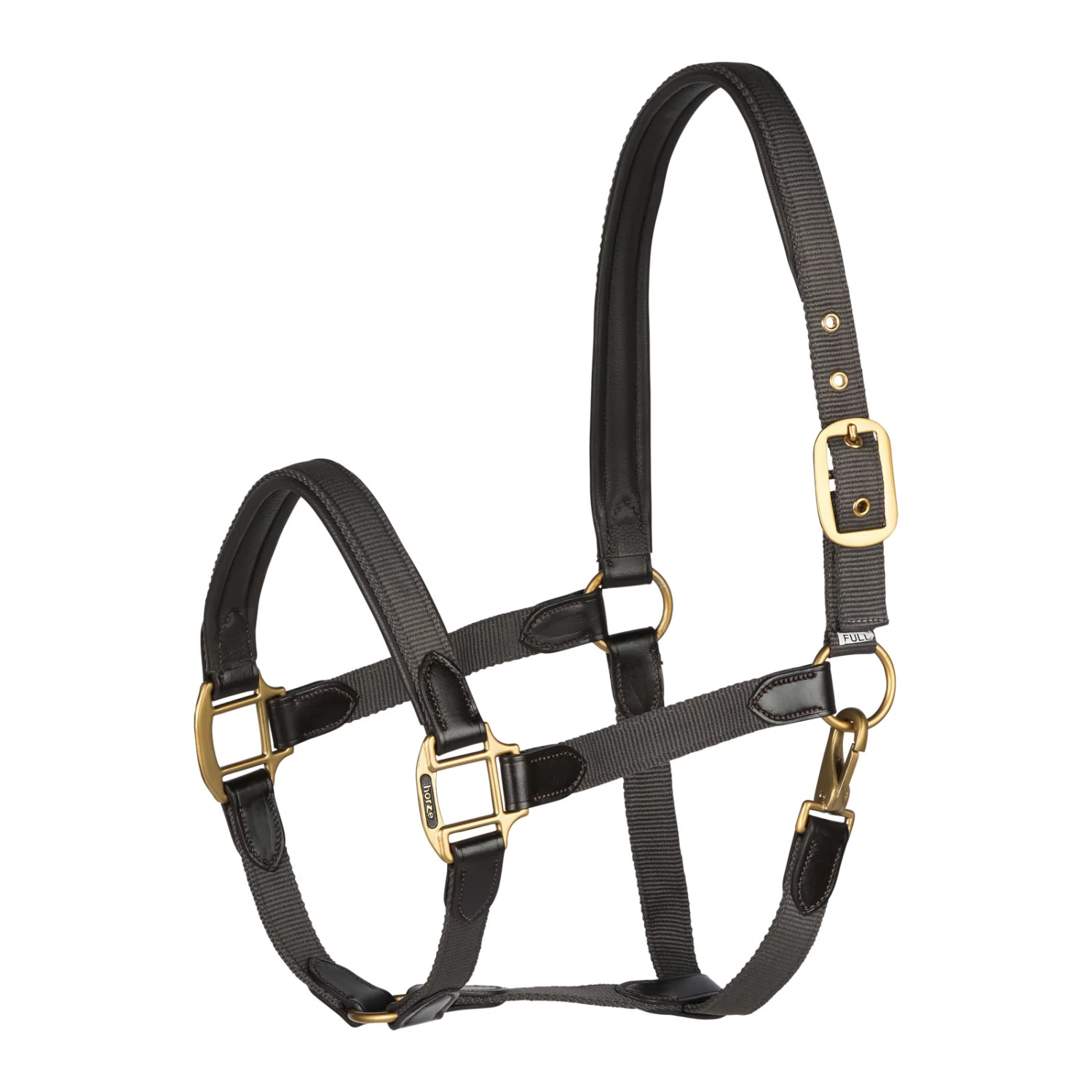 Horze Halter With Leather Details 6 Horze Halter With Leather Details - Image 4
