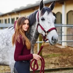 Horze Halter With Leather Details 23 Horze Halter With Leather Details -Sports - Horse Equipment Shop 22312 DRE 2