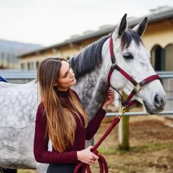 Horze Halter With Leather Details 24 Horze Halter With Leather Details -Sports - Horse Equipment Shop 22312 DRE 3