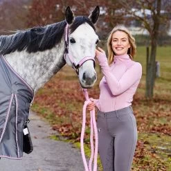 Horze Halter With Leather Details 33 Horze Halter With Leather Details -Sports - Horse Equipment Shop 22312 PI 3