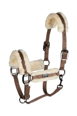 Horze Marquess Halter With Faux Fur Lining -Sports - Horse Equipment Shop 22314 WBR 1