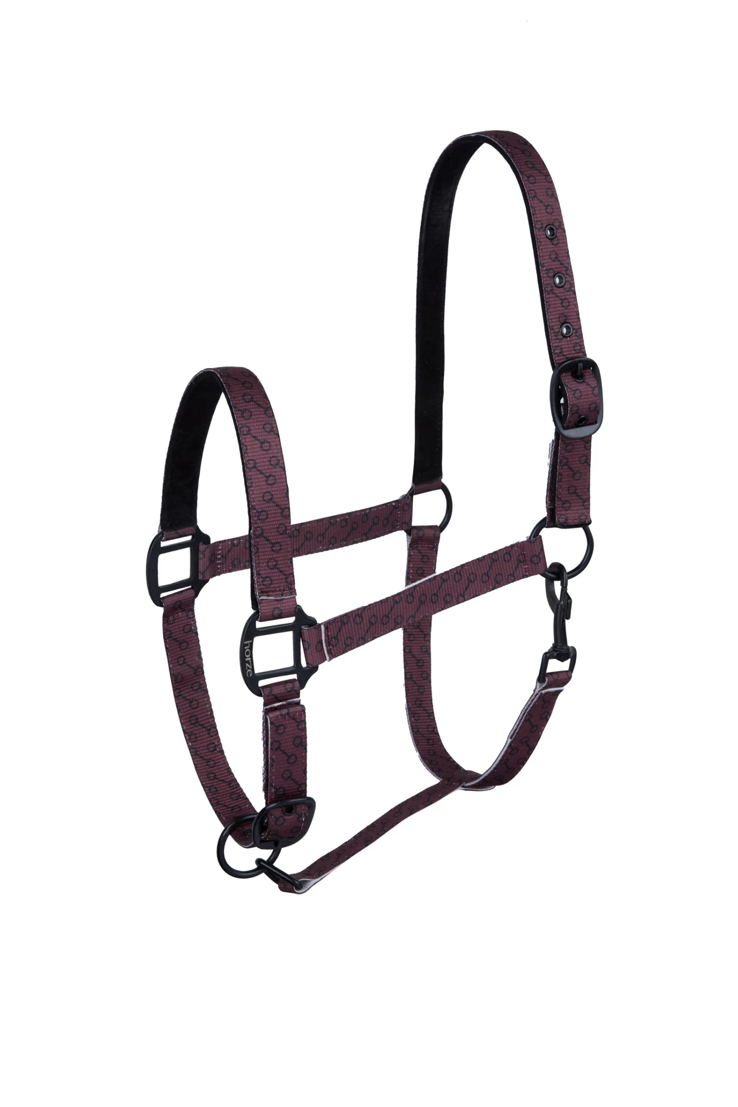 Horze Noir Halter With Print 4 Horze Noir Halter With Print - Image 2