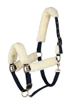 Horze Lincoln Halter With Fur 14 Horze Lincoln Halter With Fur -Sports - Horse Equipment Shop 22326 drb owh 01