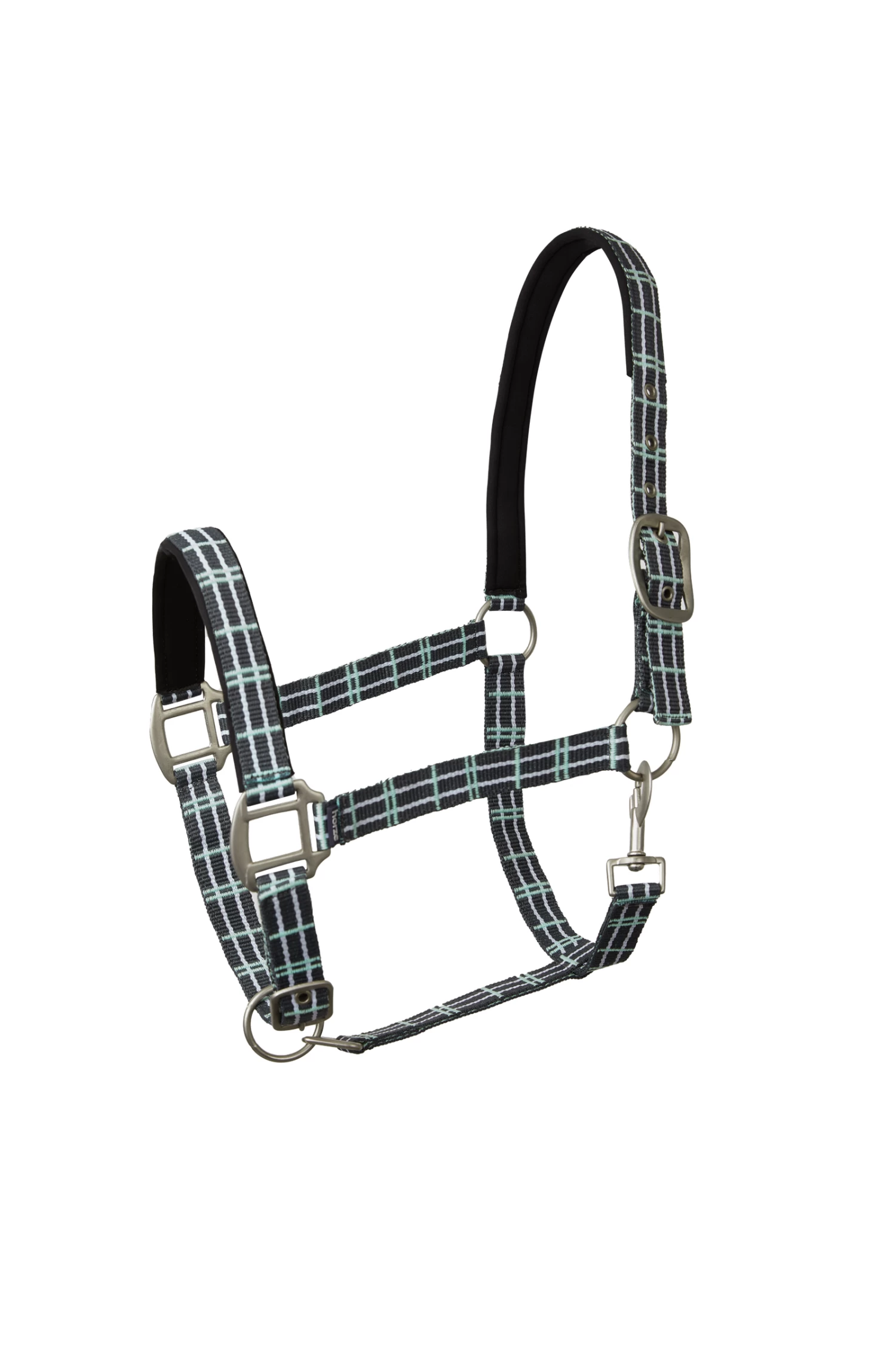 Horze Dallas Checked Halter With Neoprene Lining 3 Horze Dallas Checked Halter With Neoprene Lining