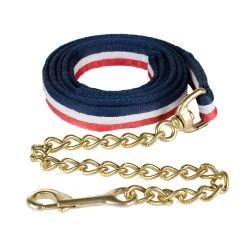 Finntack Pro Cushioned Web Lead Shank With Single Chain -Sports - Horse Equipment Shop 22708 DB RE 1