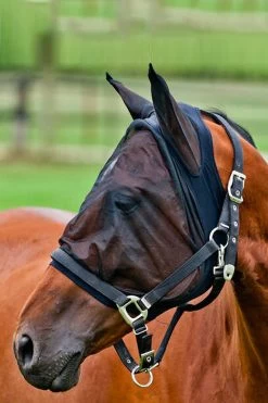 Horze Mesh Fly Mask 5 Horze Mesh Fly Mask -Sports - Horse Equipment Shop 22827 bl 02