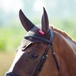 Horze Silent Ear Net -Sports - Horse Equipment Shop 22840 DBR 3