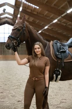 Horze Glarus Ear Net With Metallic Braiding -Sports - Horse Equipment Shop 22917 bdbr 03