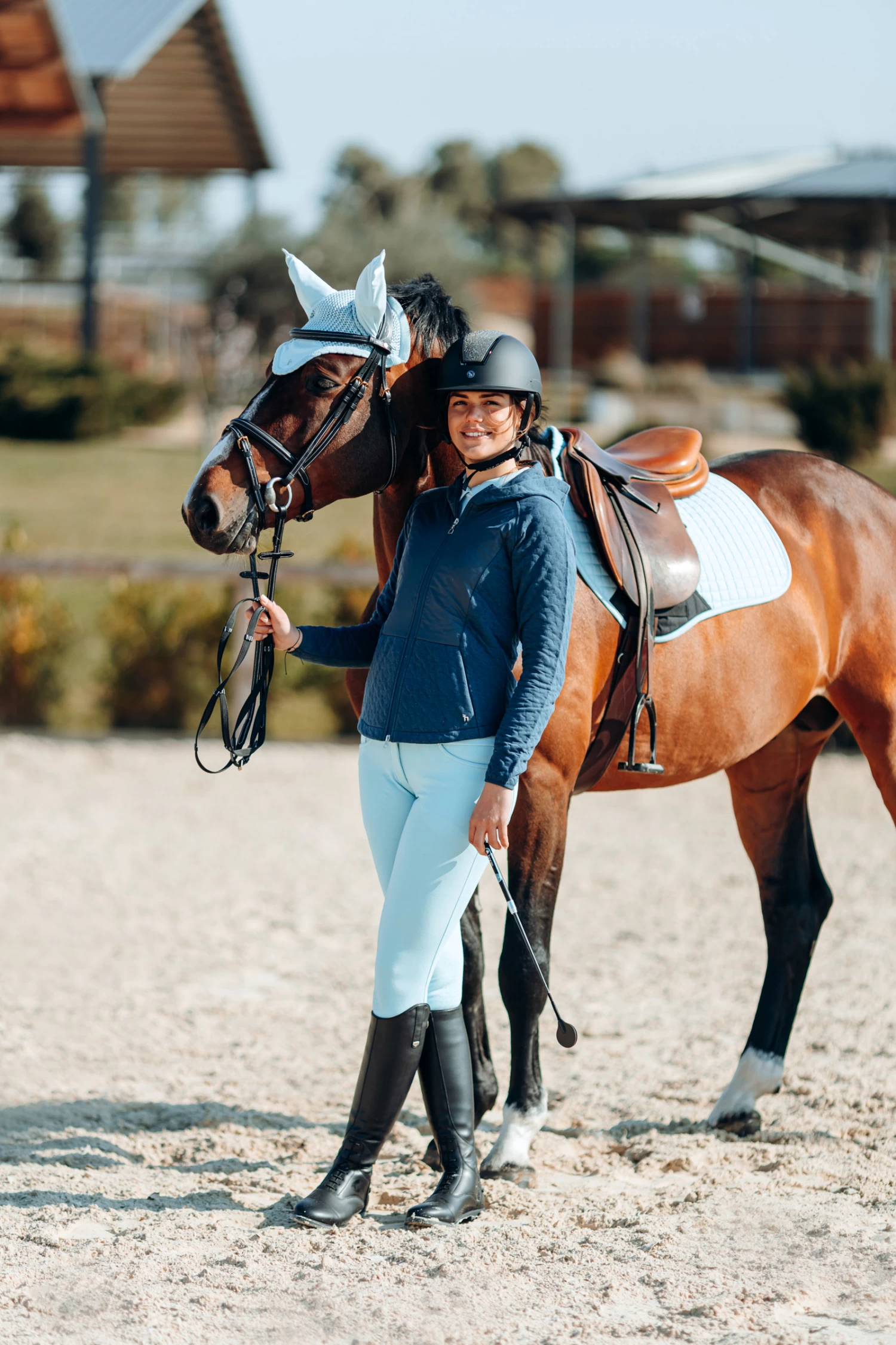 Horze Cooling Ear Net 5 Horze Cooling Ear Net - Image 3