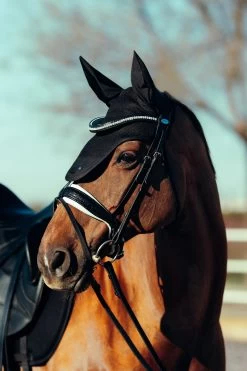 Horze Phoenix Ear Net -Sports - Horse Equipment Shop 22933 BL 3