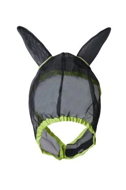 Horze Mesh Fly Mask With Colourful Trim -Sports - Horse Equipment Shop 22970 LGR 1