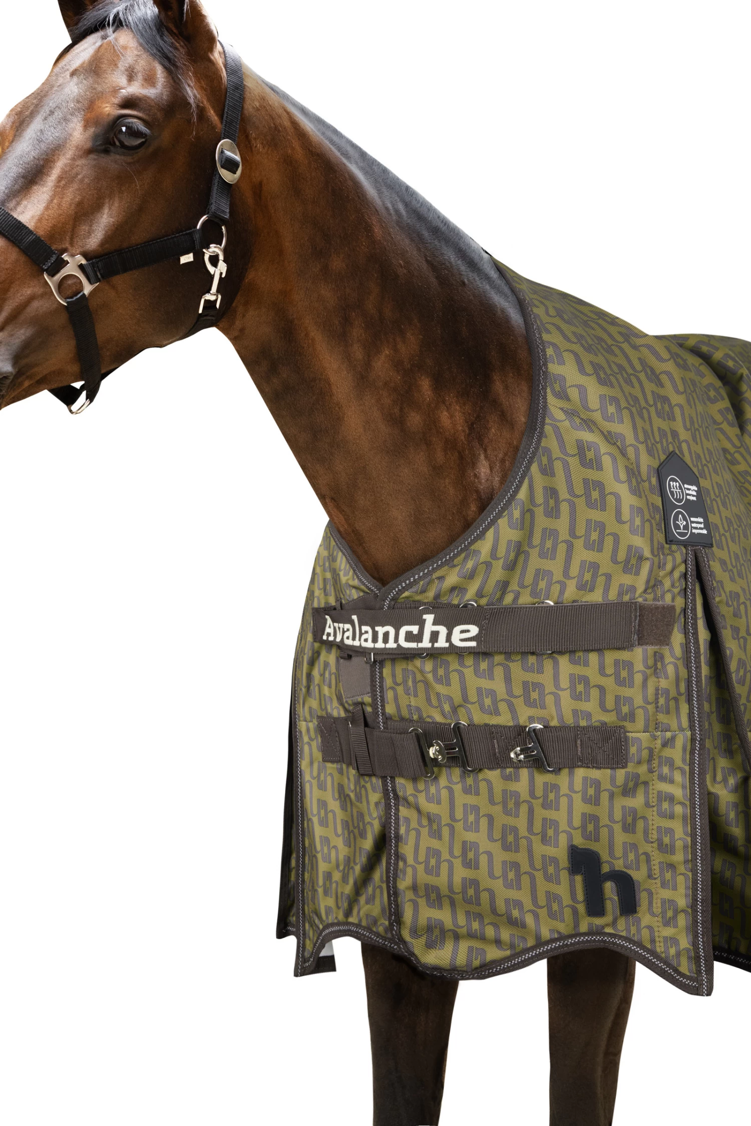 Horze Avalanche 1200D Lite Medium Turnout With Fleece 4 Horze Avalanche 1200D Lite Medium Turnout With Fleece - Image 2