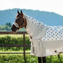 Horze Nevada Combo Shower/Fly Rug With Detachable Neck -Sports - Horse Equipment Shop 24043 MSBE 5