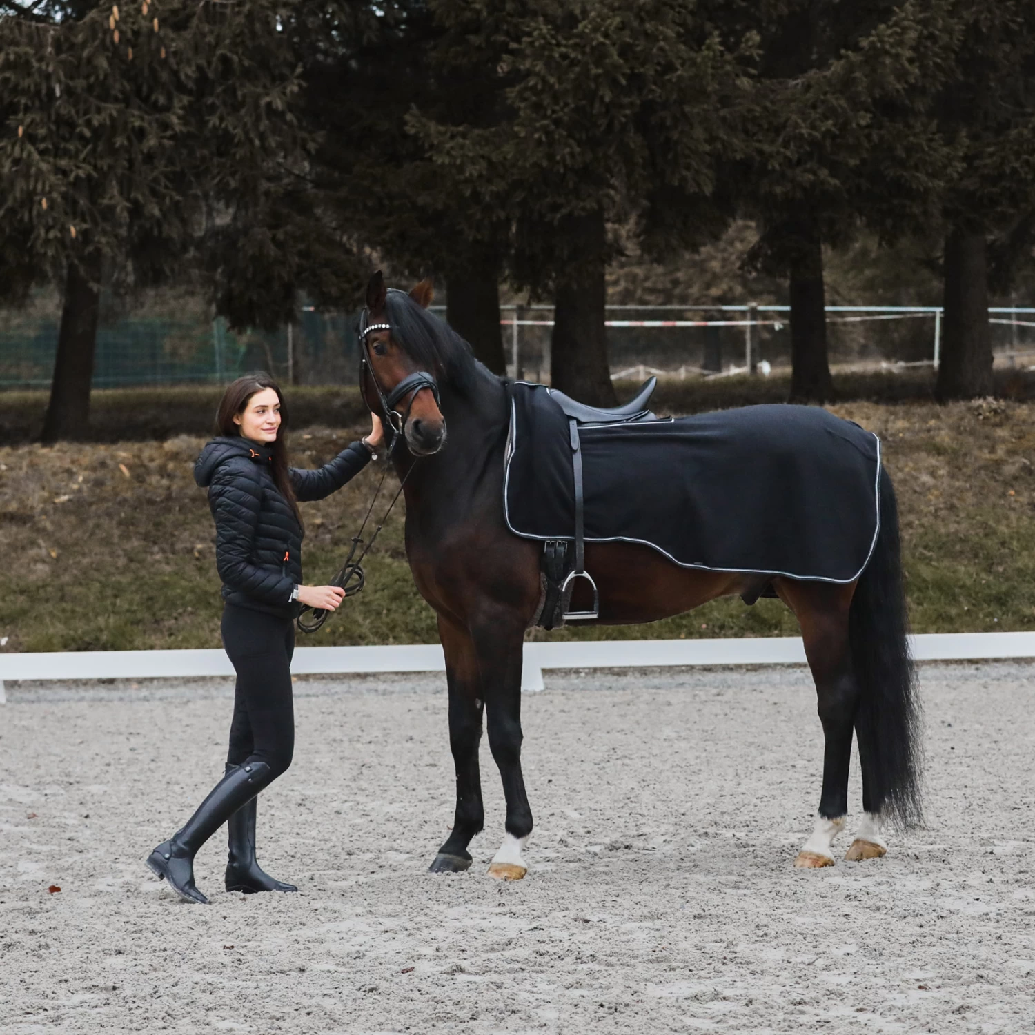 Horze Kiel Fleece Riding Rug 8 Horze Kiel Fleece Riding Rug - Image 6